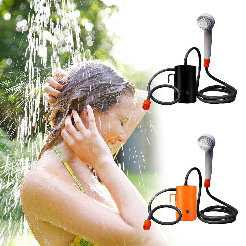 

Portable Car Washer USB Camping Shower Car Shower High Pressure Power Washer Electric Pump For Outdoor Hiking Travel Pet 1.8m