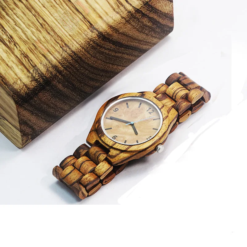 Часы из натурального дерева мужские роскошные деревянные ретро сандалии