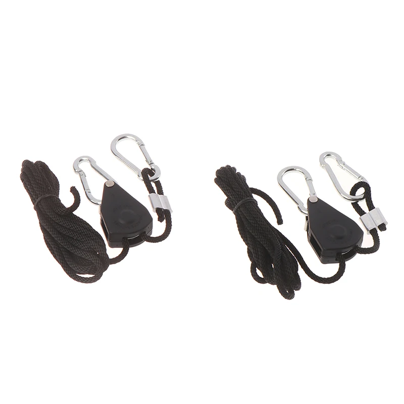 2 шт. регулируемые подъемники светильник вешалки веревка храповый отражатель