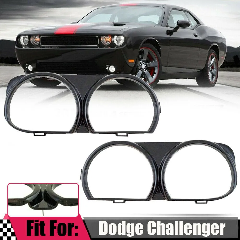 

Передняя фара передняя рамка для правой и левой фары, подходит для Dodge Challenger Scat, передняя рамка для фары