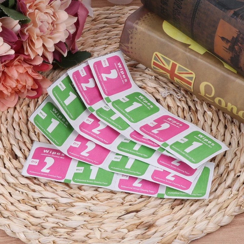 

10Pcs/Lot Camera Lens Cleaning Cloth LCD Screens Dust Removal Wet Dry Wipe Paper 2XPA wholesales