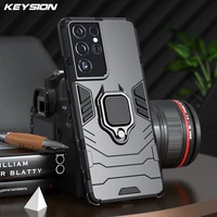 KEYSION Shockproof Case for Samsung S21 Ultra S20 Plus S10 Note Lite Phone Cover for Galaxy A71 A51 A70 A50 A41 A31
