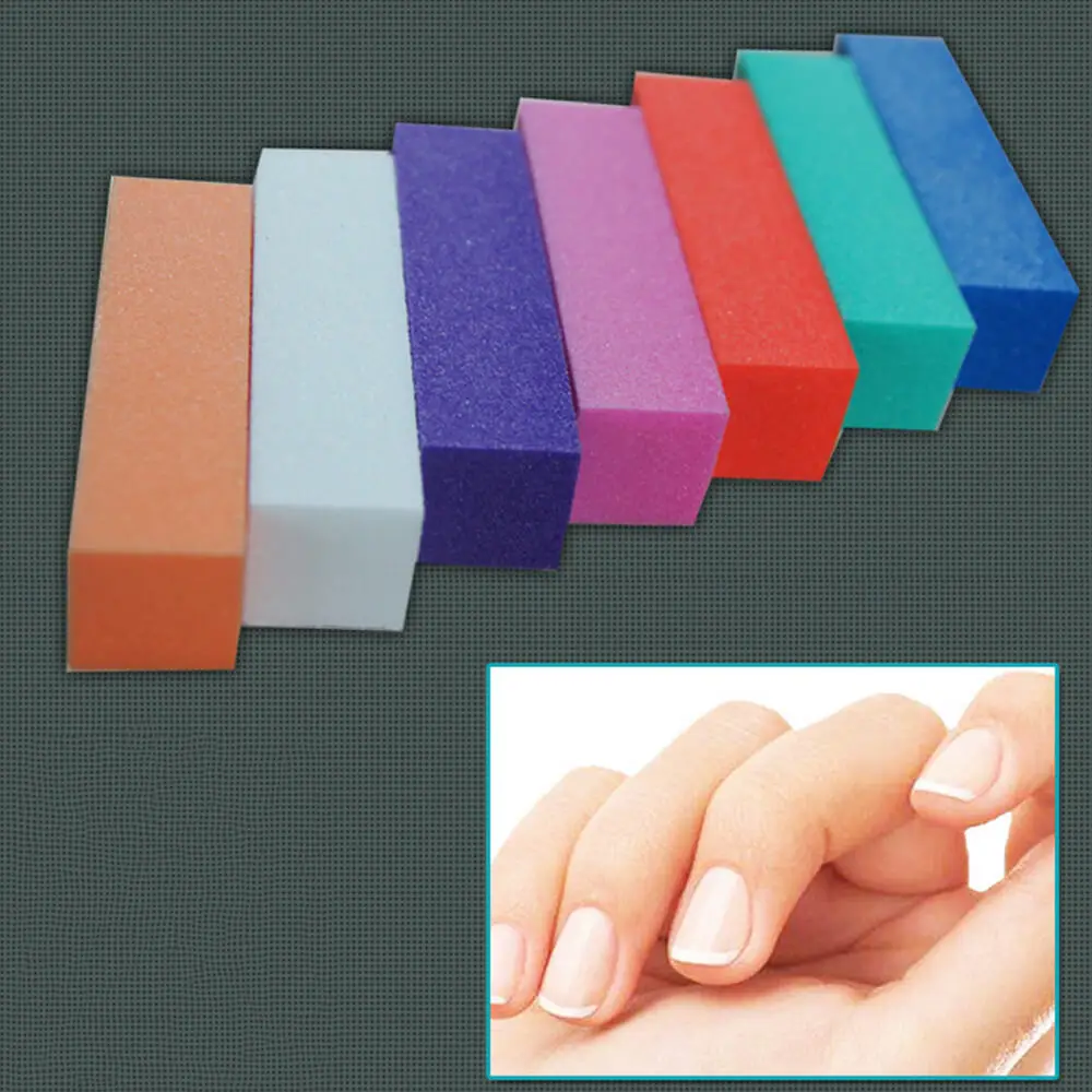 10 шт./упак. Полировка Шлифовка ногтей художественный буфер шлифовальный блок