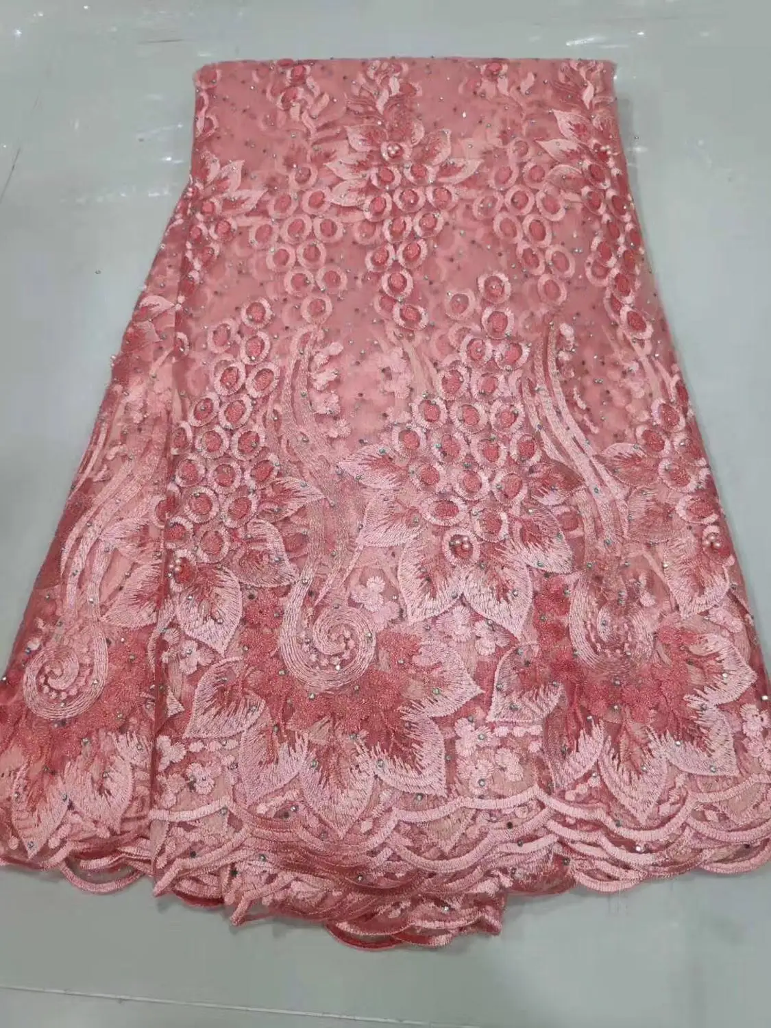 Серая африканская кружевная ткань 2019 высокого качества кружева гипюр с вышивкой