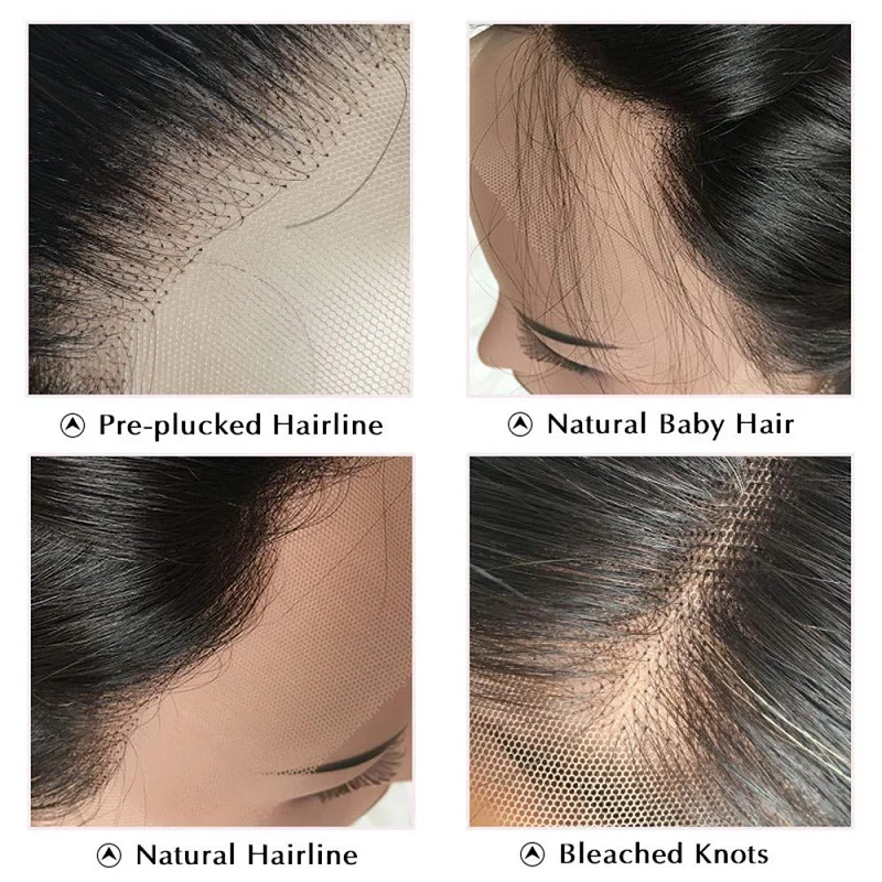 Парики из натуральных волос на кружевном фронте короткий парик с Бобом 13х6