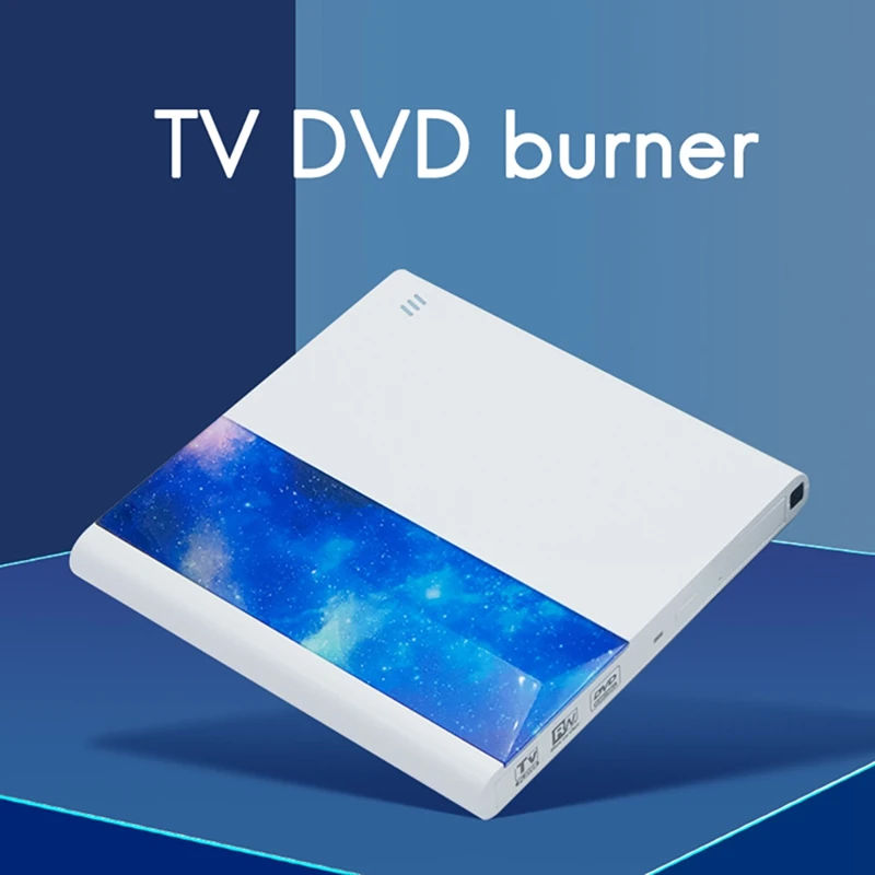 

Computer External Optical Drive DVD Burner DVD-ROM: 8X CD-ROM: 24X Optical Disc Player Type-C Burner DVD Player for TV