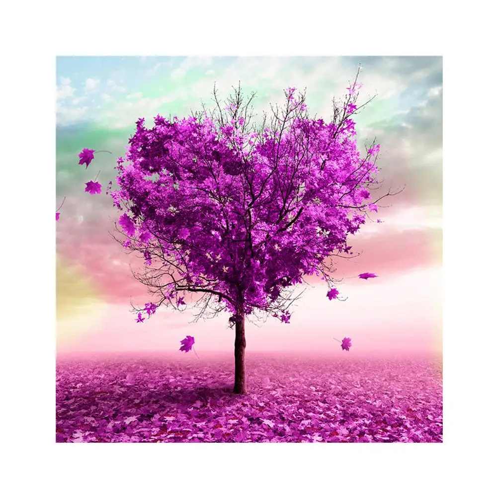 Алмазная живопись для взрослых и детей 5D DIY Любовь Дерево Искусство Набор поделок