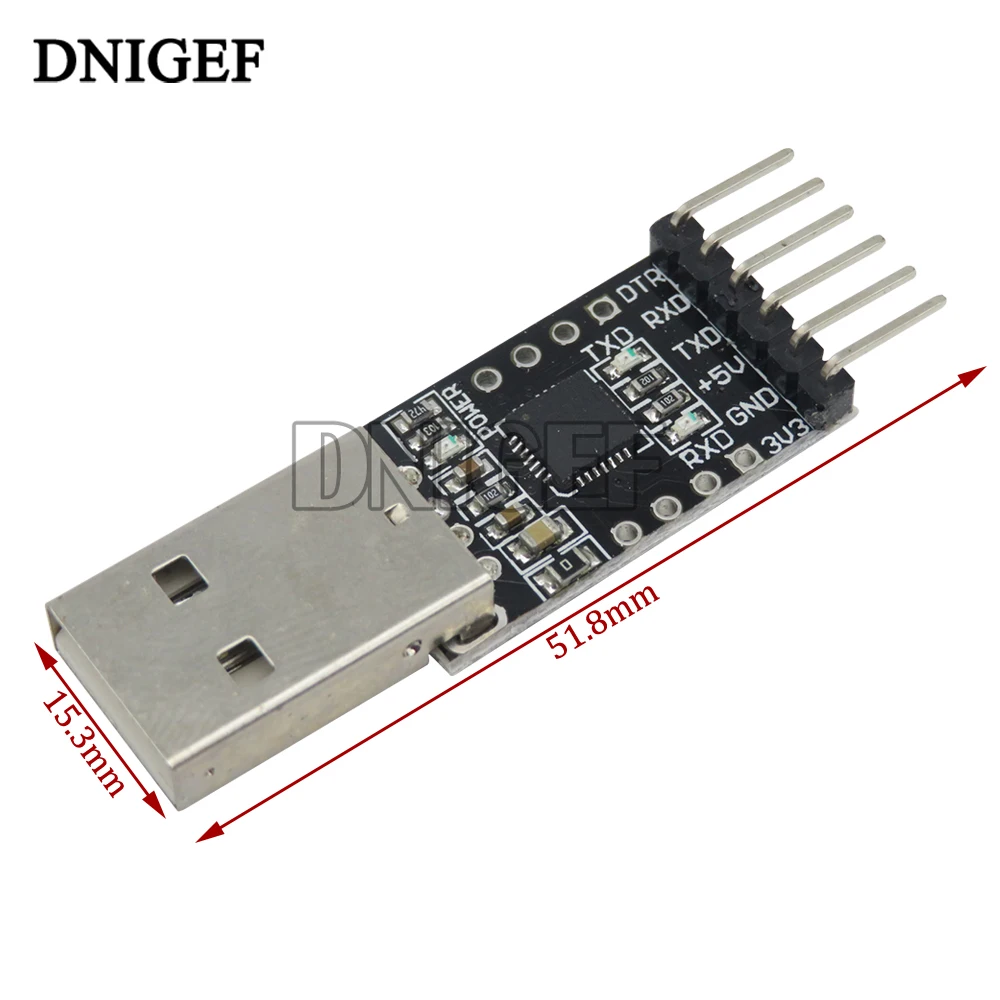 DNIGEF 1PCS 6pin CP2102 USB 2.0 to TTL UART Module + Pro Mini Atmega328 5V 16M For Arduino Compatible With Nano |
