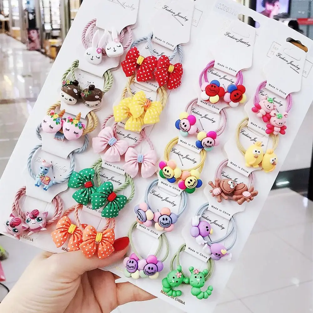 Новый милой фруктовой веревка для маленьких детей Резинка волос обтянутая