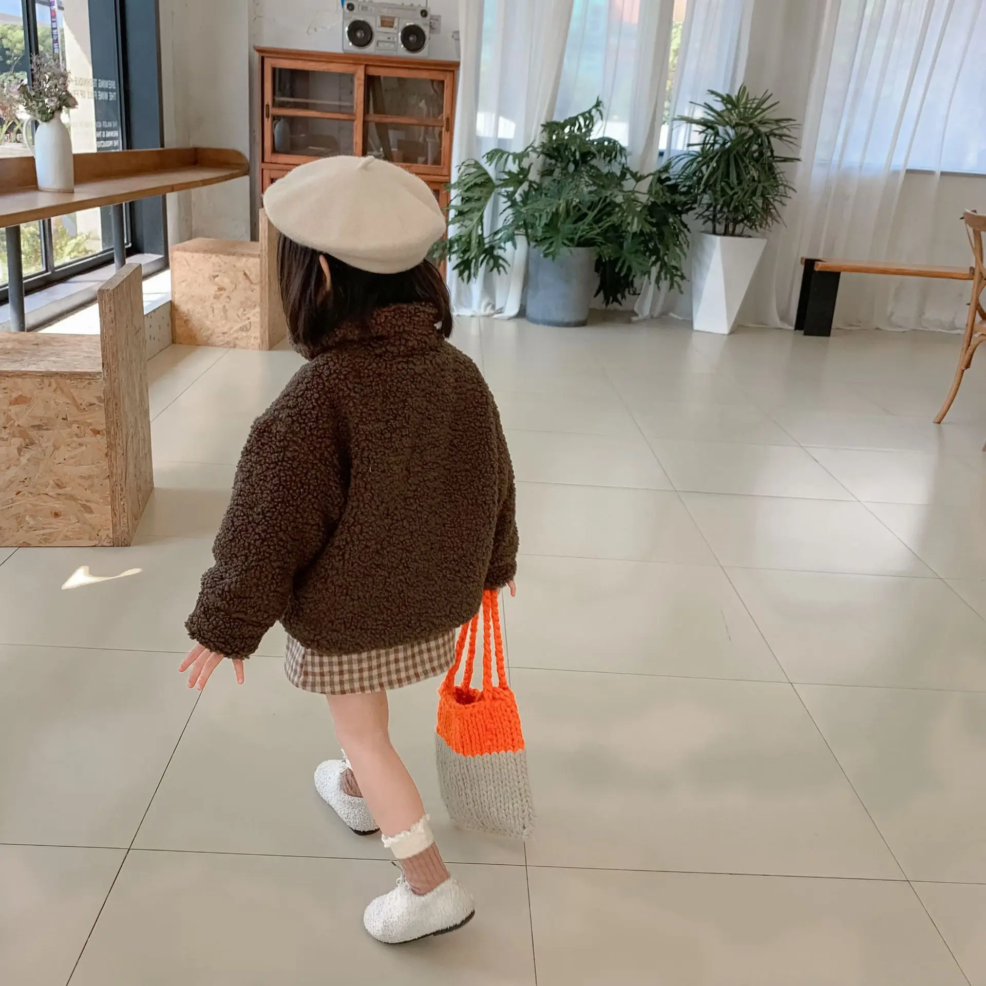 Куртка для девочек плотная теплая детская одежда на осень и зиму куртка