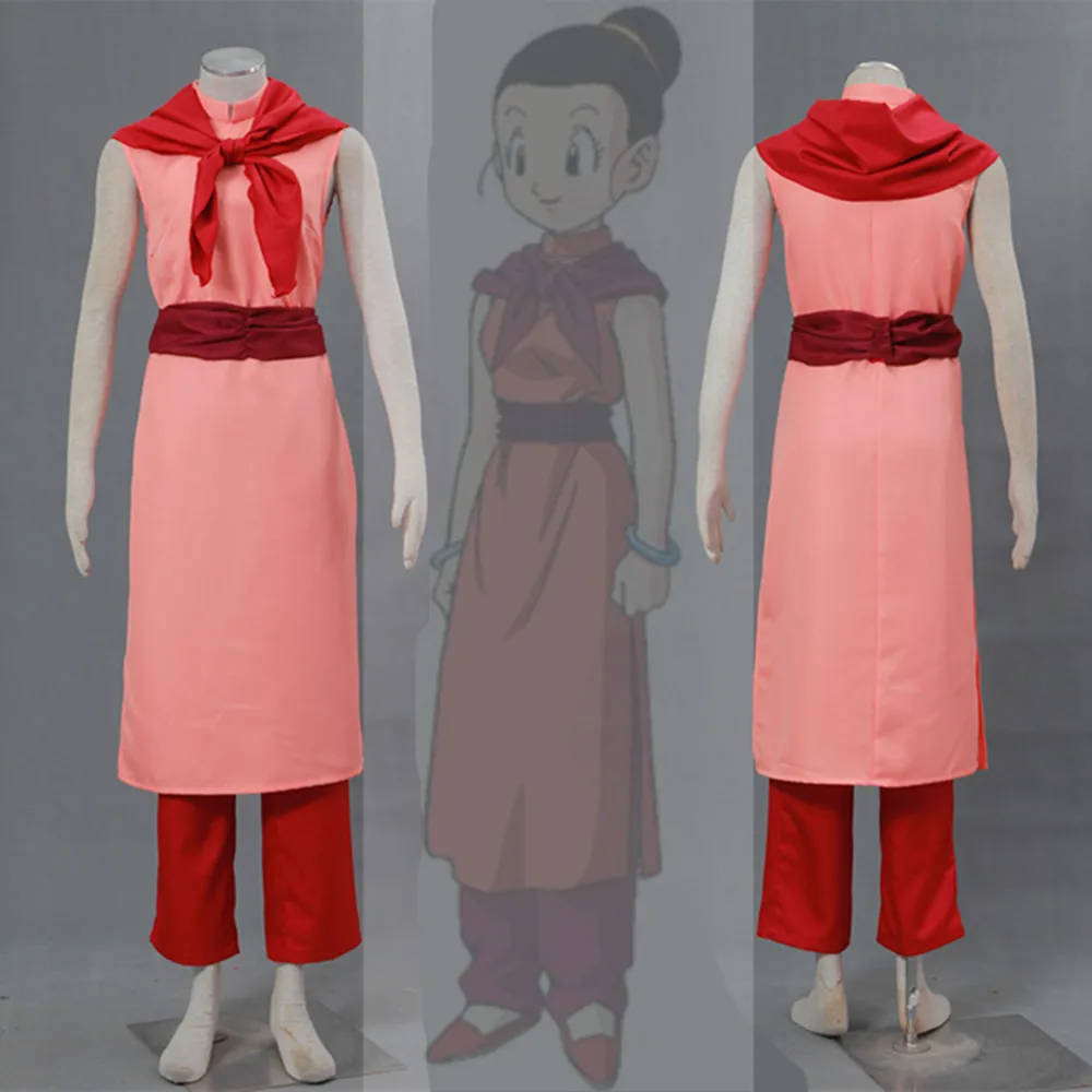 2019 HOT anime Dragon Ball Chichi Cosplay Costume halloween Adult Girl woman Party costumes uniform Dress cosplay |