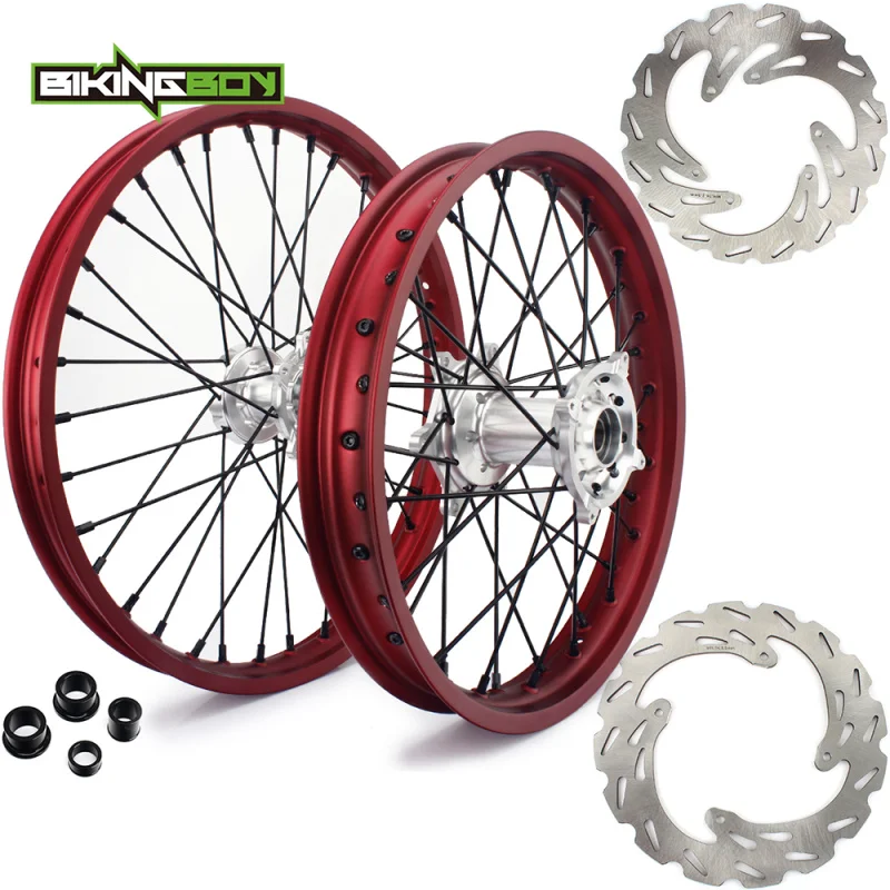 Тормозной диск BIKINGBOY 21 &quot19&quot / 18 &quotступицы для обода колеса роторы CRF 250 R 04 19 CRF250X