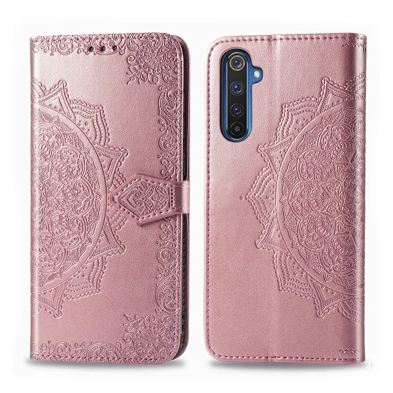 wallet case for oppo realme 6s case floral filp wallet leather case for oppo realme gt neo case for oppo realme 6 7 8 cover book free global shipping