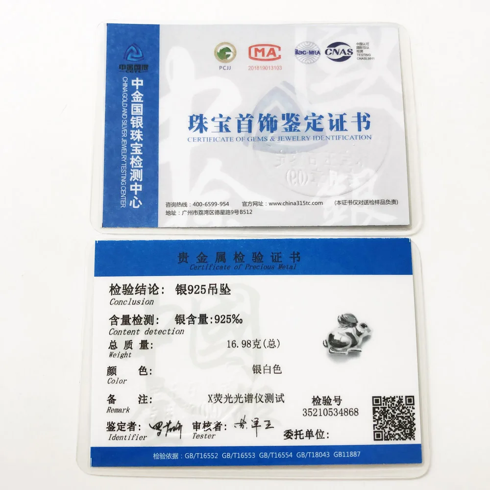 

Pendant Bunny Rabbit,2019 Fashion Cute Lovely 925 Sterling Silver Jewelry Europe Bijoux Cute Accessories Gift For Woman