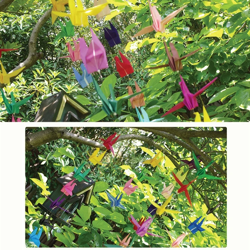 50 шт. детская складная крафт-бумага сделай сам квадратная Цветочная бумага