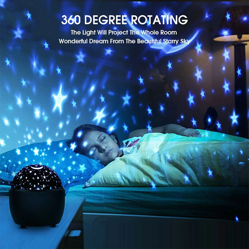 Светодиодный проектор звездного неба лампа Звезда Ночной Светильник вечерние