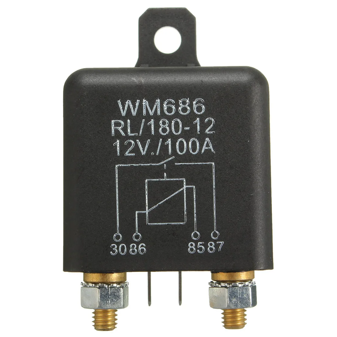 Новый переключатель разделение зарядки 12 В 100Amp 4 Pin сверхмощный ВКЛ-ВЫКЛ реле
