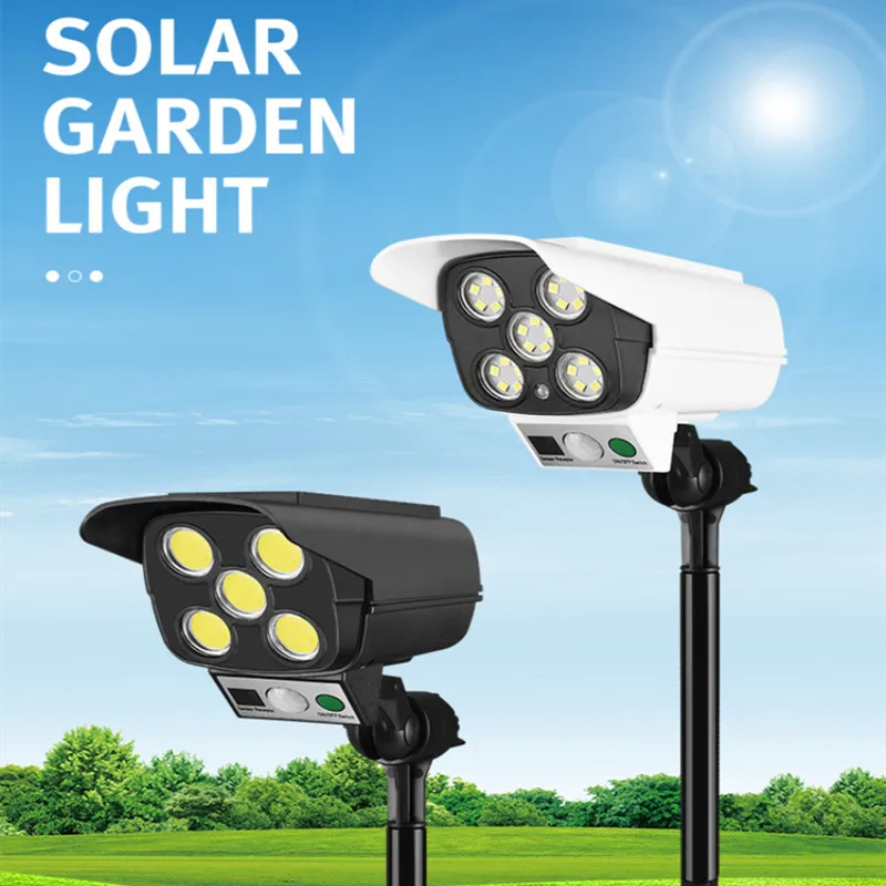 

LED Solar Waterproof Outdoor Street Light Motion Sensor Garden Park Lights Courtyard Porch Fence Driveway Street Decoration Lamp