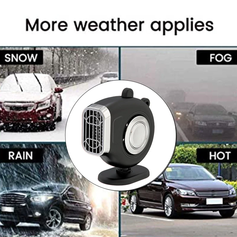 2 в 1 обогреватель автомобильный Низкошумный дезапотевающий вентилятор для