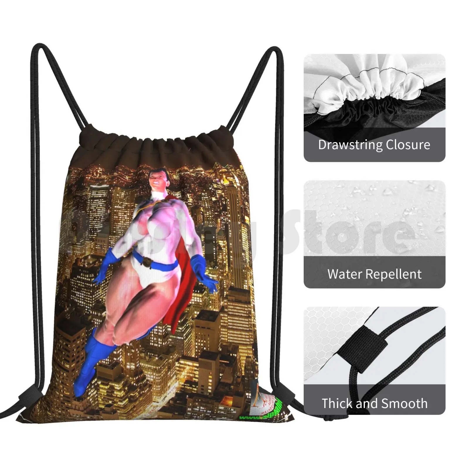 Black Power Girl Grins мет Рюкзак на шнурке спортивная сумка водонепроницаемая новая