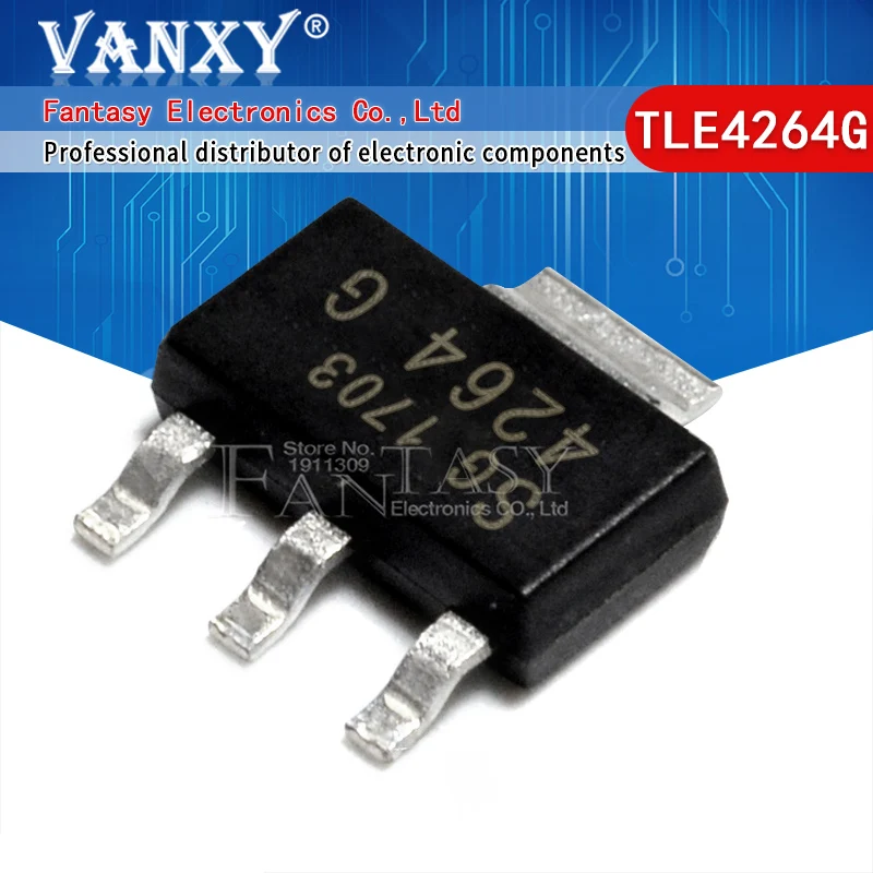 10 шт. Регулятор низкого выпадания регулятора TLE4264G SOT223 TLE4264 SOT 223 4264G LDO чип