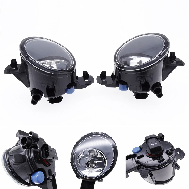 Противотуманные фары для Nissan Qashqai Teana Altima Maxima Sentra Rogue 1 пара черный корпус яркие