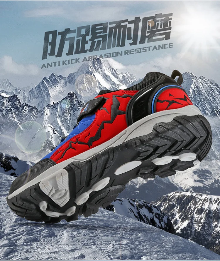 1801 Hiking Children Shoes For Kids Sneakers Winter Boys Casual Shoes Girls Sneakers Boys Snow Shoes Climb Mountains Ice