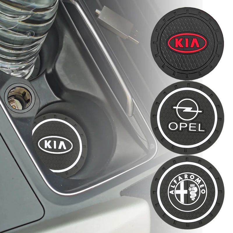 Автомобильный подстаканник 2 шт. нескользящий коврик украшение интерьера