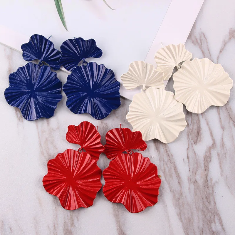 

Flower Gold Earrings For Women Vintage Earring 2020 Trend Unusual Earring Crosses Undefined Women Earrings For Girls Wholesale