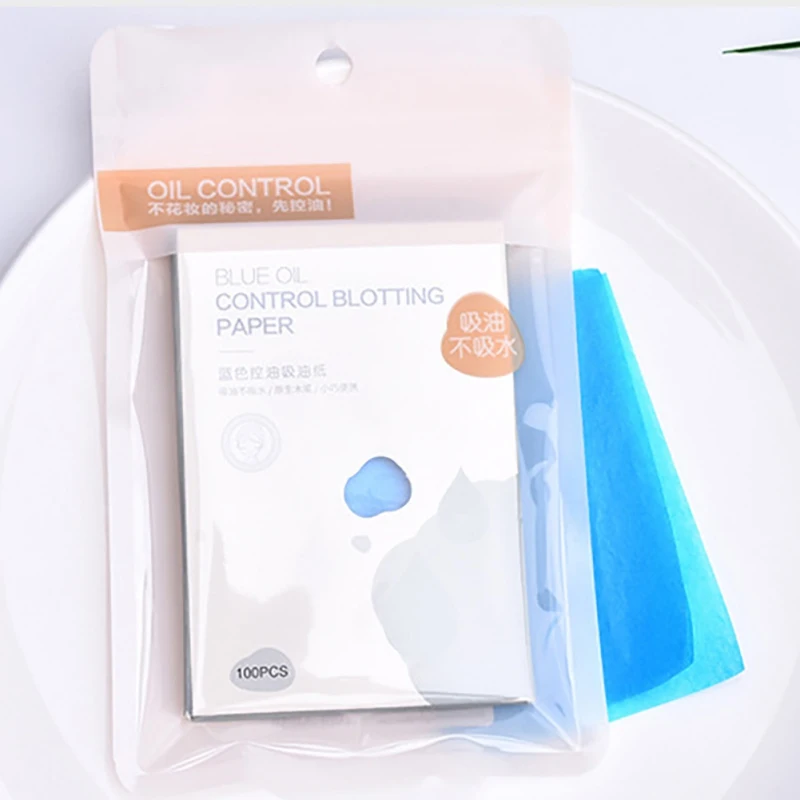100 листов/упаковка абсорбирующая бумага для жирной кожи лица | Красота и здоровье