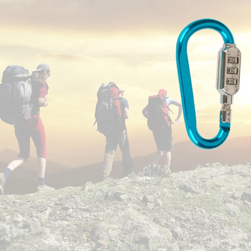 Серебряный карабинный замок d образное кольцо с зажимом на цепочке сумка для