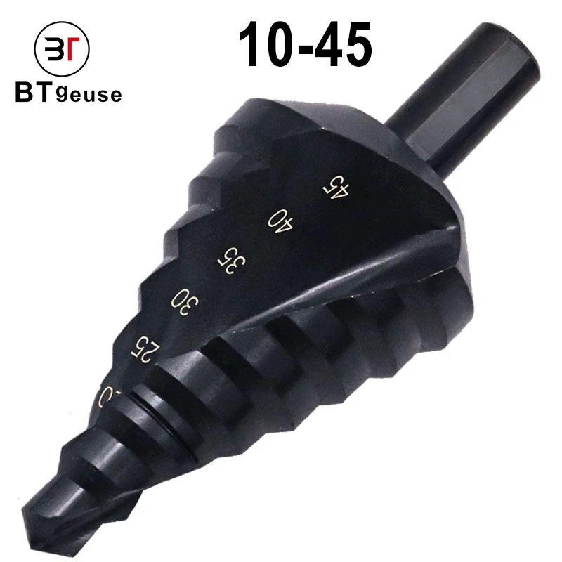 Многофункциональное сверло с конусным отверстием спиральное ступенчатое