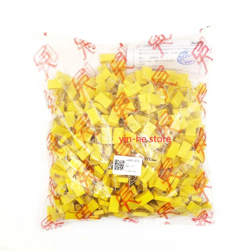 

20 шт., предохранительный конденсатор MP2154KGD1XYG X2 154K/275V ± 10% 18*5*11/P = 15