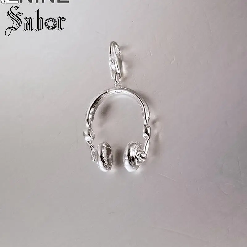 Модная Серебристая гарнитура наушники сделай сам подвески для браслета и