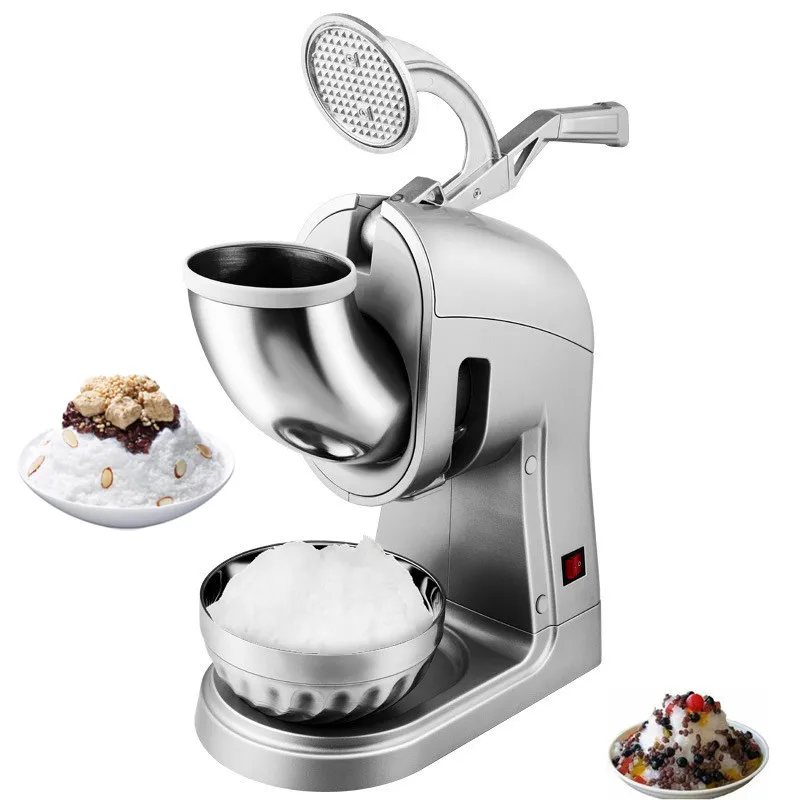 

Commercial Ice Crusher Electric Shaved Ice Machine Large Ice Machine Automatic Smoothie Machine Large Capacity Ice Inlet
