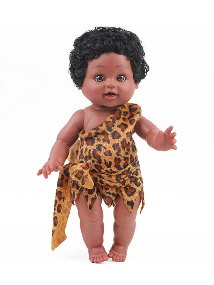 Кукла из мягкого силикона и винила черная Реалистичная 13 7 дюйма | Игрушки хобби