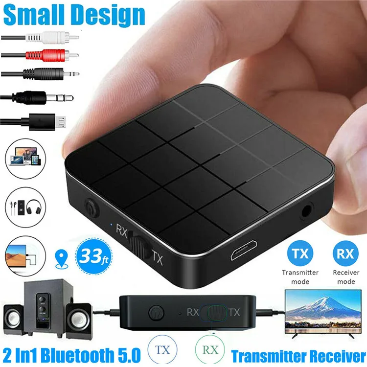 Bluetooth 5 0 аудио приемник передатчик AUX RCA 3 мм разъем USB музыка стерео Беспроводные