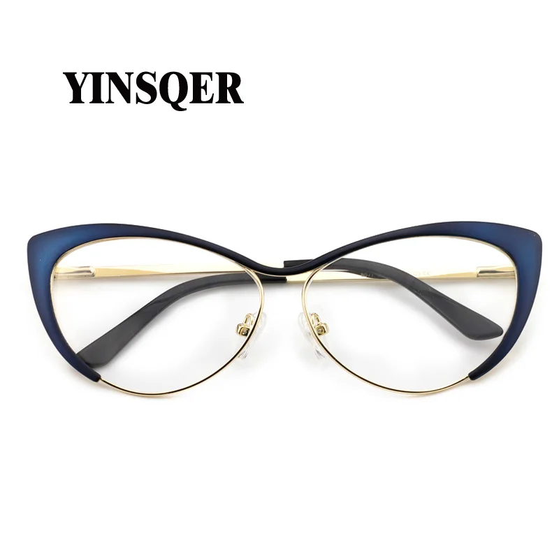 YINSQER 2020 Новый Близорукие Для женщин оправа для очков в стиле кошачьи глаза
