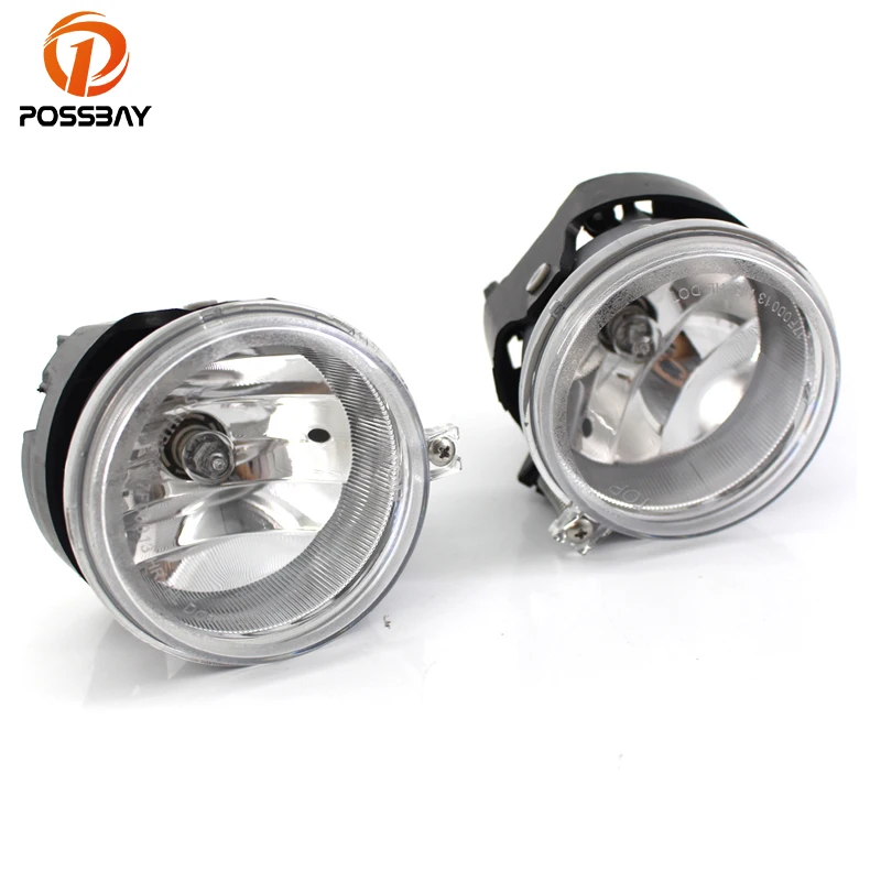 POSSBAY туман светильник передние фары лампы галогенные Противотуманные в сборе для