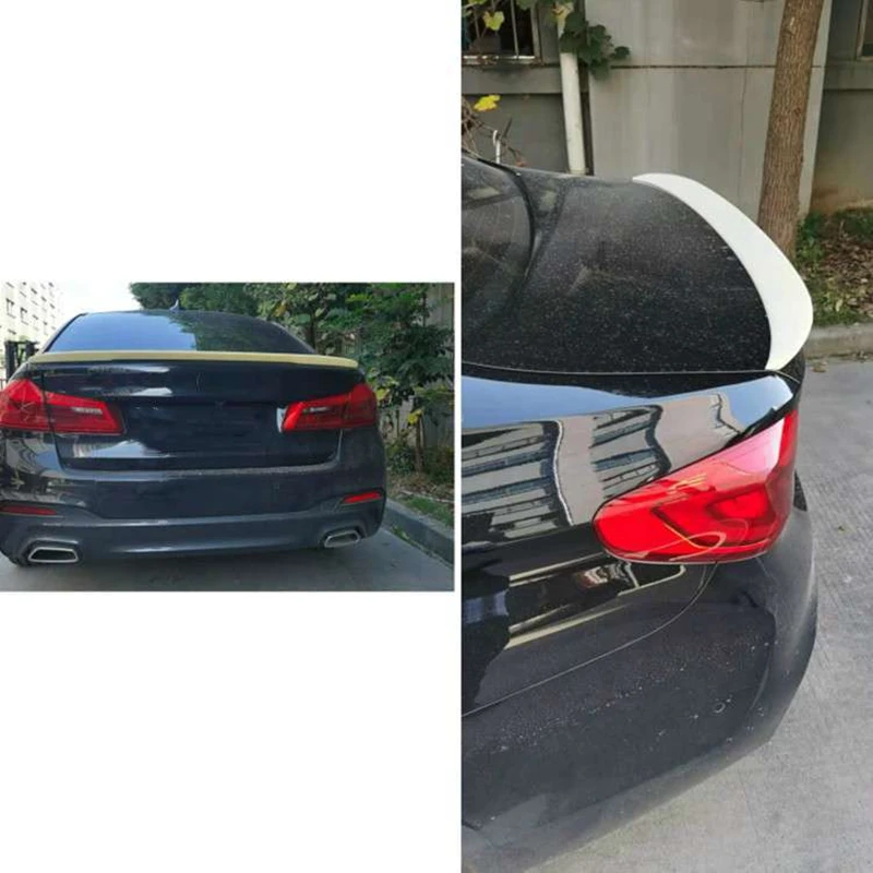 For BMW 5 Series G30 high quality 20202017-2020 ABS Plastic Unpainted Color Rear Spoiler Wing Trunk Lid Cover Car Styling | Автомобили и