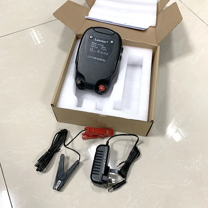 Solar Powered Kit Electric Fence Energizer Charger High Voltage Pulse Controller Animal Poultry Farm Shepherd