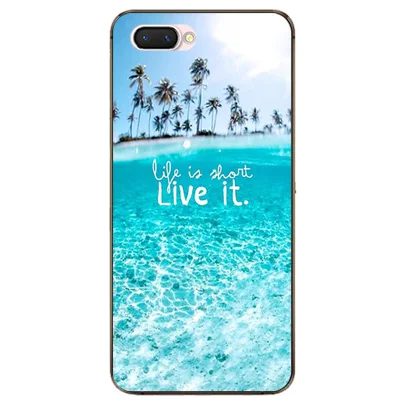 Силиконовый чехол Capas Coque для Oppo A3S CPH1803 CPH1805 6,2 дюймов TPU мягкий чехол для телефона OPPO A5 CPH1809 - Цвет: W22