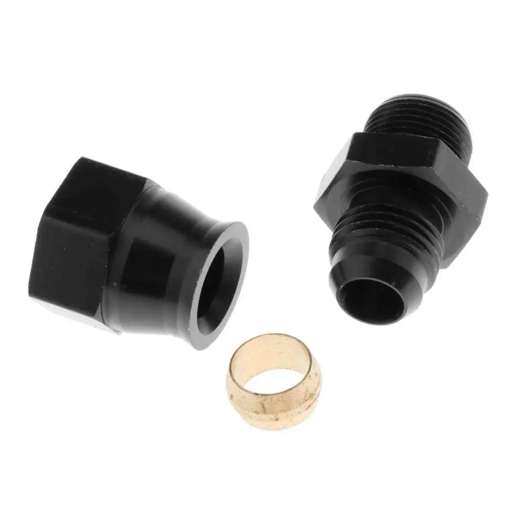 6AN 6 AN-6 Male to 3/8 &quot9 5 мм топливный шланг линия трубка прямой фитинг адаптер с