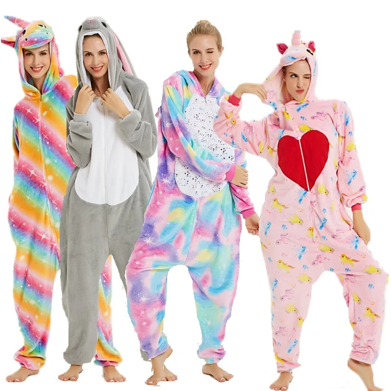 Набор пижам на молнии для женщин 36 стилей зимние и рождественские пижамы