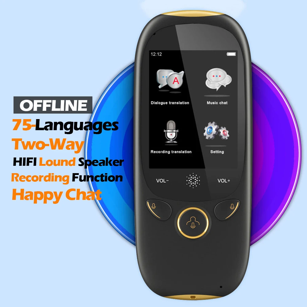 75 многоязычный умный переводчик K1 портативный автономный двухсторонний