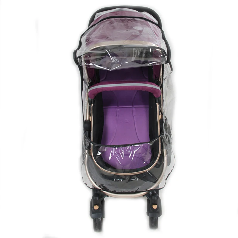 Детская коляска дождевик ПВХ Универсальный ветрозащитный пылезащитный щит с