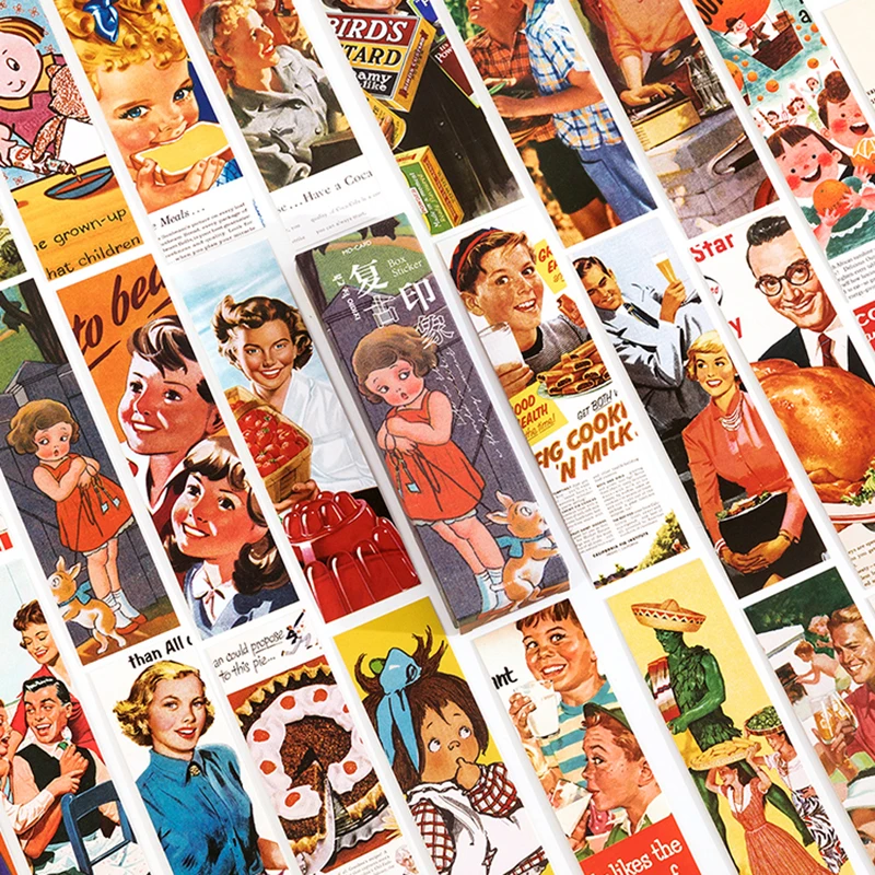 

10Packs Free shiping Bookmark Retro Card Box Movie animation Message Stationery Supplies American Magazine Girls paper 15*4CM