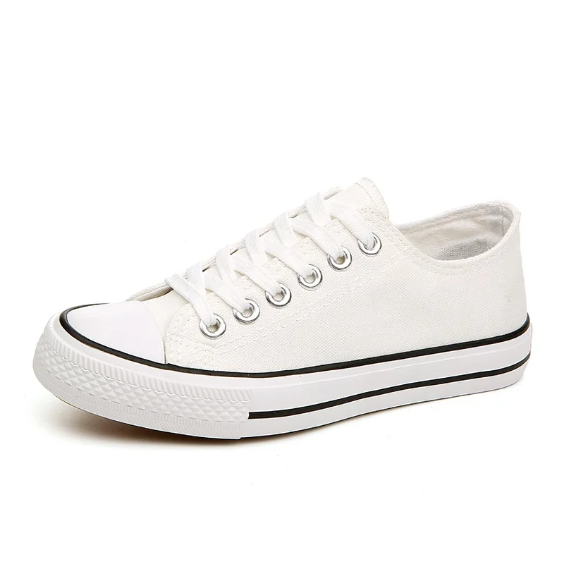 

Woman Vulcanize Shoes Classic Canvas Shoes Fashion Women's Sneakers Flat Women Shoes Non-slip White Sneakers Light Female Shoes