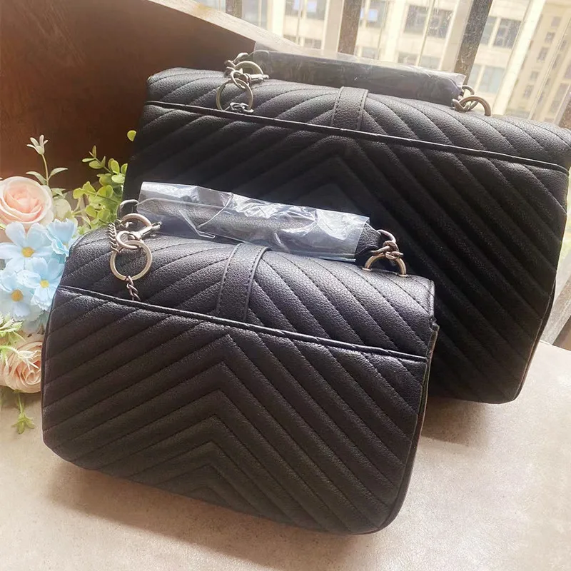 

Luxury Handbag Women Designer Gold And Silver Chains Shoulder Bags 2020 Top Quality Ladies Real Cow Leather Female Casual Totes