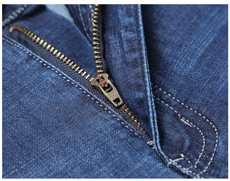 

2020 Autumn Slim fit Straight Leg Business casual Men Jeans Trousers